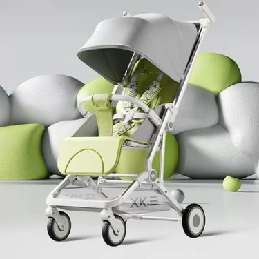 Premium Foldable M9 Baby Stroller Pocket Cart - Gray